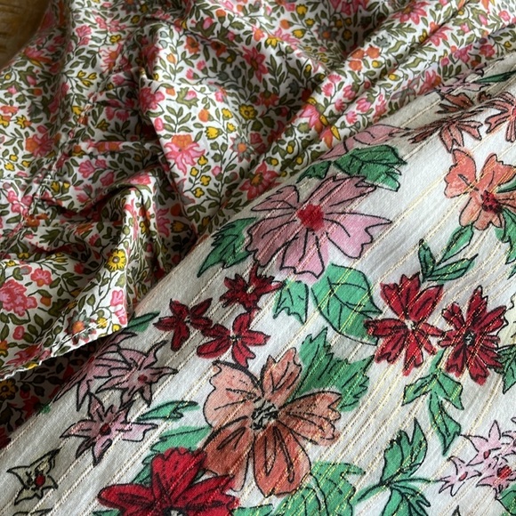 Crewcuts Girls Floral Blouse set size M(8-9) - Picture 2 of 10